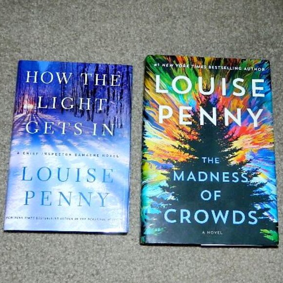 LOUISE PENNY Lot of 2 The Madness of Crowds How The Light Gets In Bundle - Picture 1 of 9
